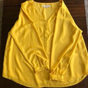 Yellow Loft Plus size 18 top